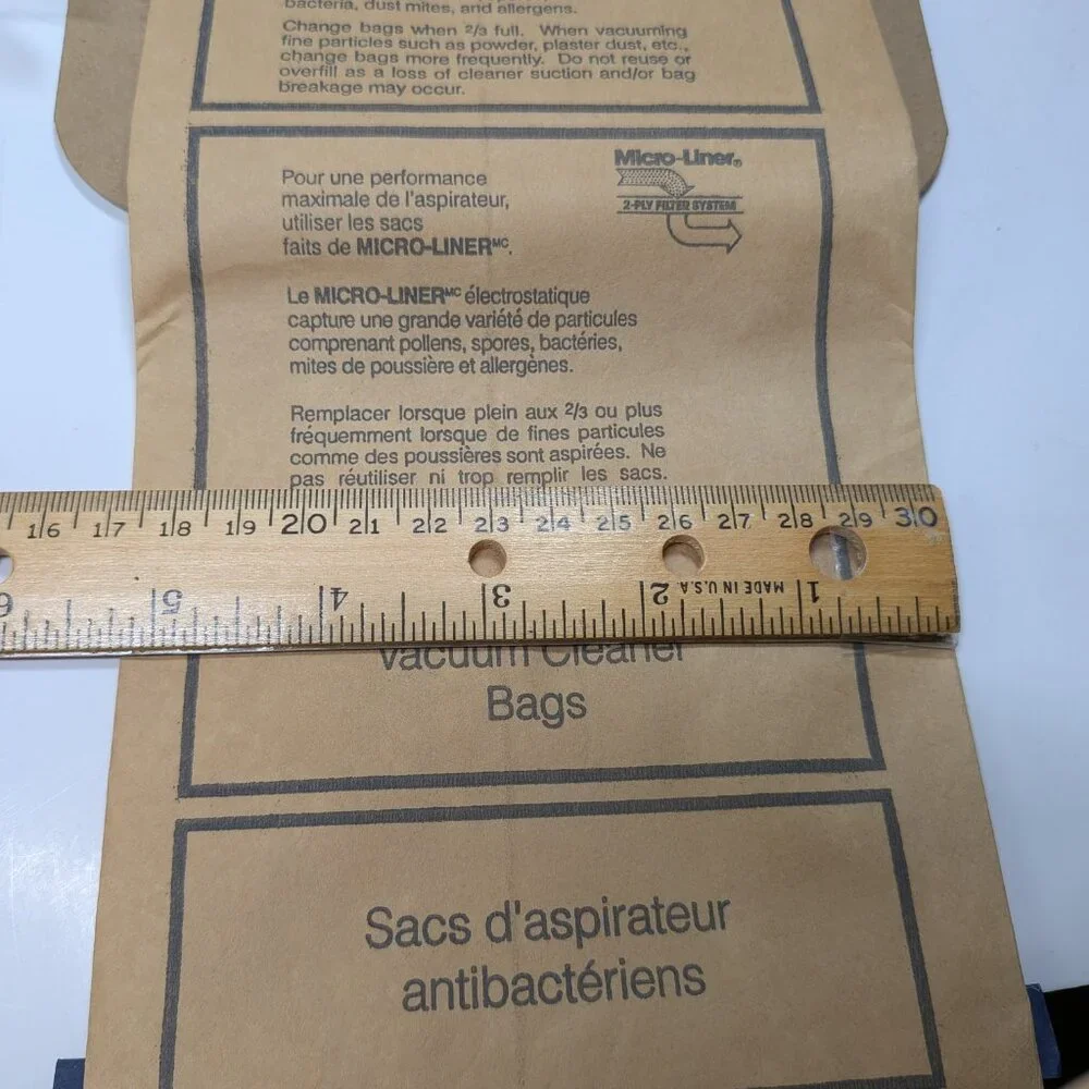 NEW Vintage Electrolux Style C Vacuum Bags - 8 Total (2 Packs of 4) Micro Clean
